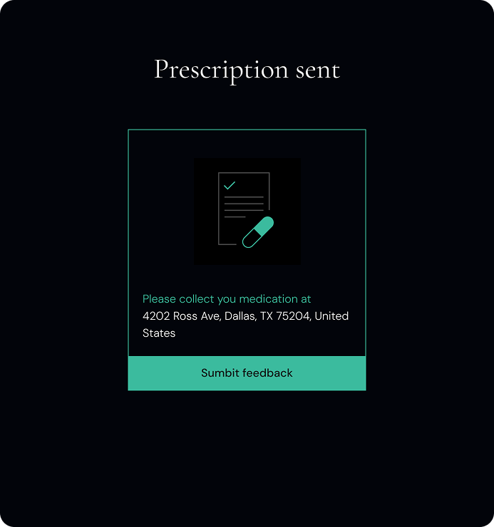 Doctor reviewing prescription